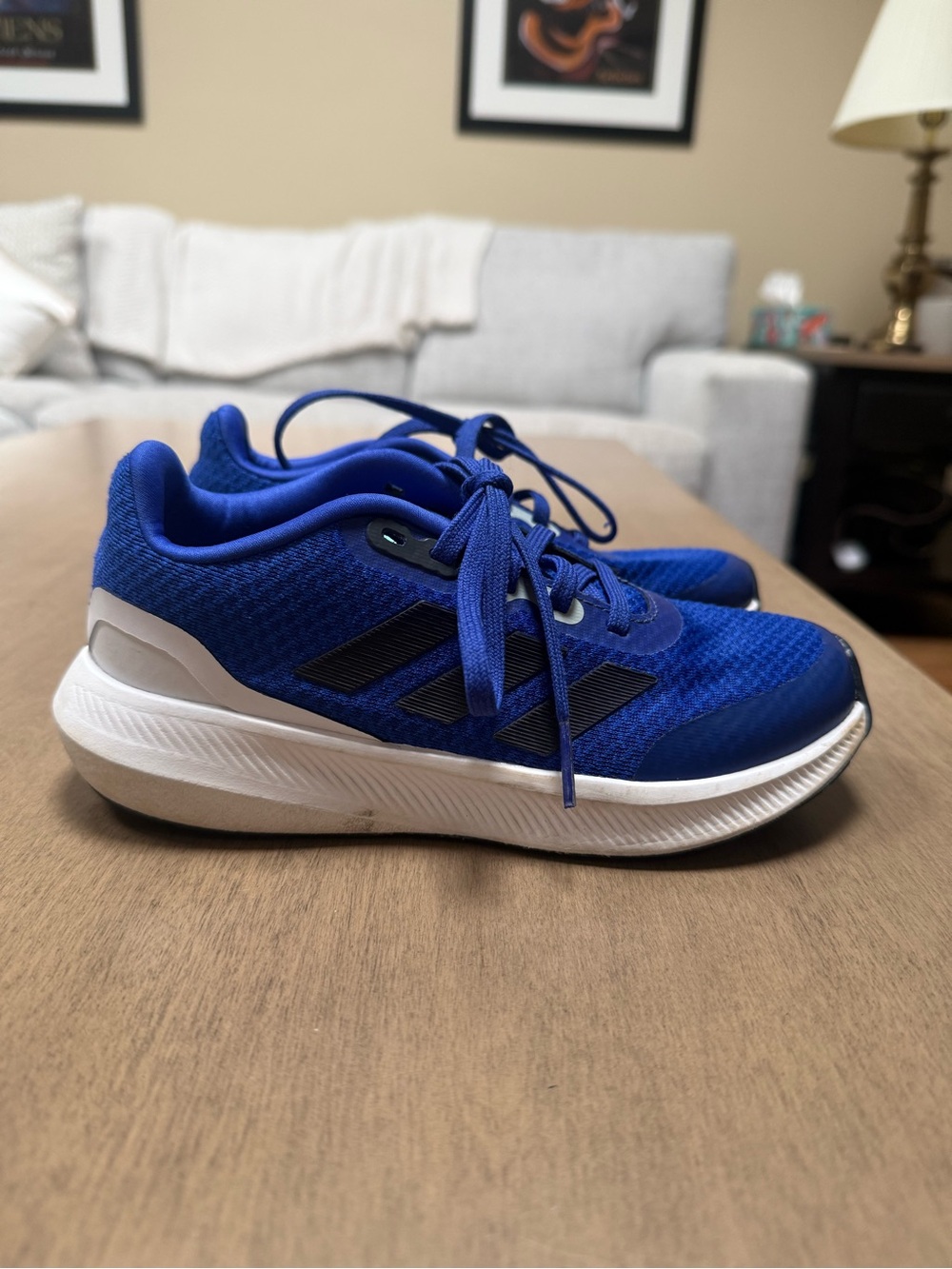 Adidas Kids RunFalcon Blue Size 1.5 EUC